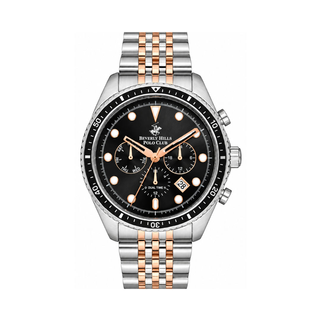Beverly Hills Polo Club Men's Stainless Steel Multi Function Watch BP3354X.550