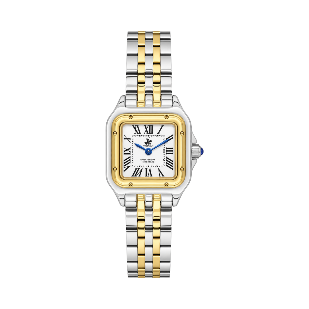 Beverly Hills Polo Club Women's Silver Dial Two-Tone Stainless Steel Watch BP3600C.230