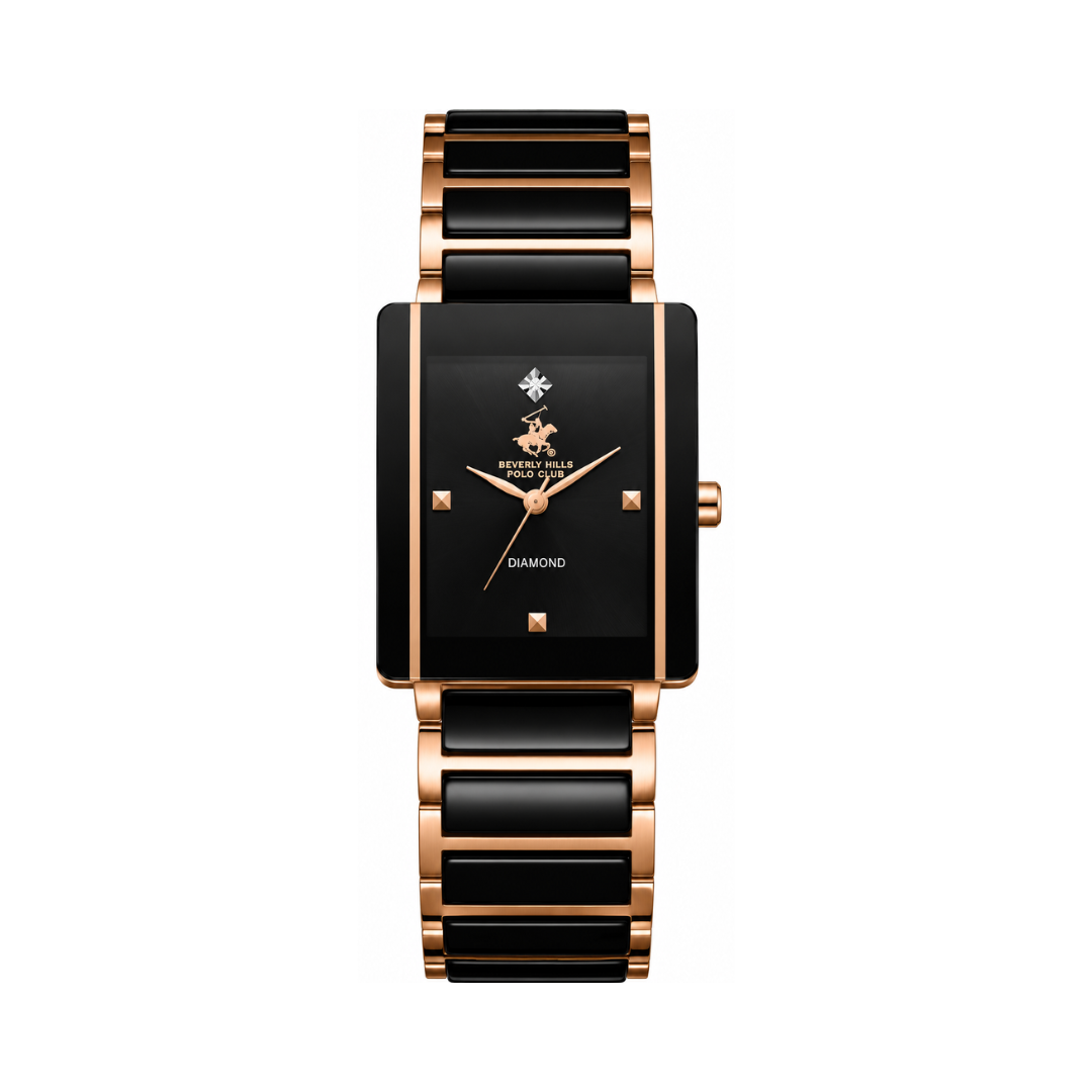 Beverly Hills Polo Club Women's Stainless Steel Ceramic Quartz Watch BP3699C.521