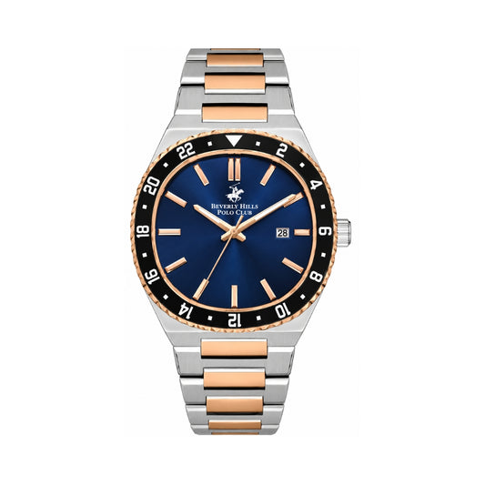 Beverly Hills Polo Club Men's Stainless Steel Date Watch BP3296X.590