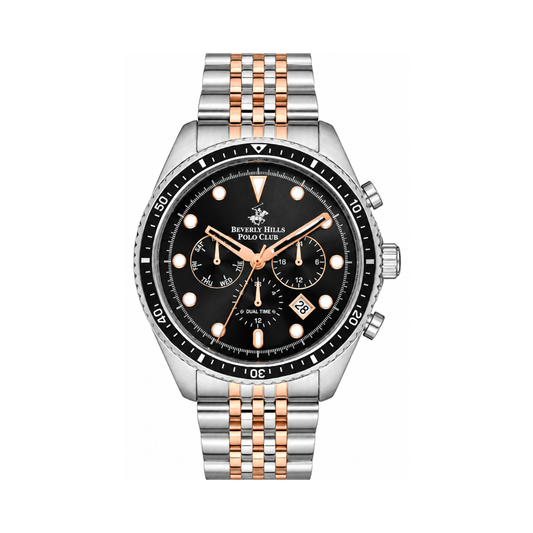 Beverly Hills Polo Club Men's Stainless Steel Multi Function Watch BP3354X.550