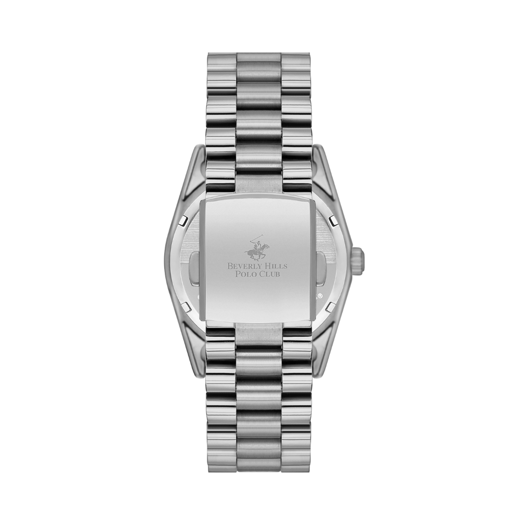 Beverly Hills Polo Club BP3172C.390 Men's Dark Blue Dial Diamond Stainless Steel Watch
