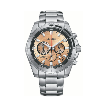 Citizen AN8200-50X Chronograph Stainless Steel Band Men Watch