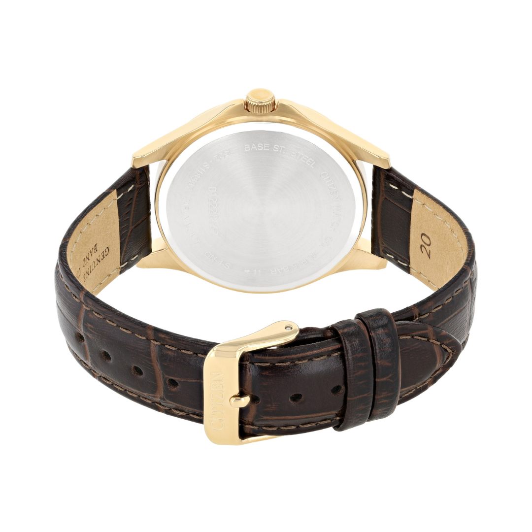 Citizen BF2023-01H Quartz Leather Band Men Watch