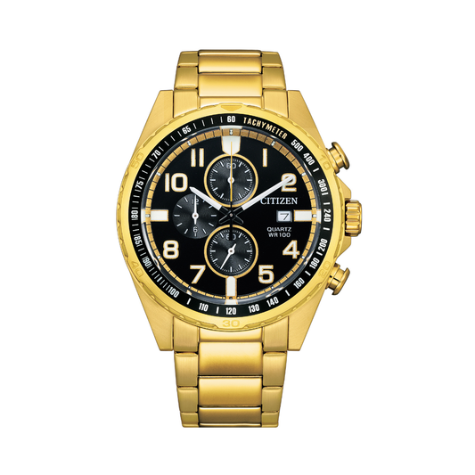 Citizen AN3652-55E Quartz Chronograph Stainless Steel Watch For Men