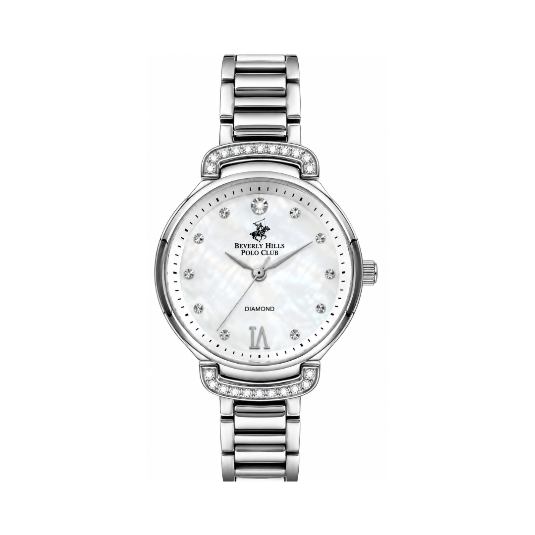 Beverly Hills Polo Club Women's Silver Dial Stainless Steel Watch BP3268X.320