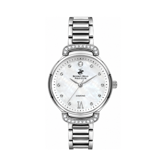 Beverly Hills Polo Club Women's Silver Dial Stainless Steel Watch BP3268X.320