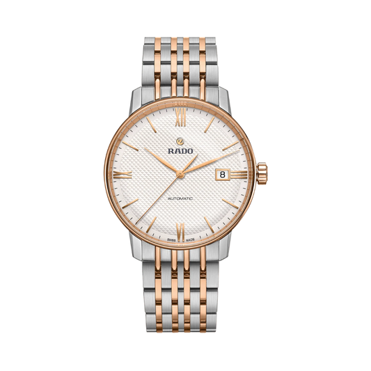 Rado Coupole Classic Automatic R22860067 Ivory White Dial Two-Tone Men's Watch