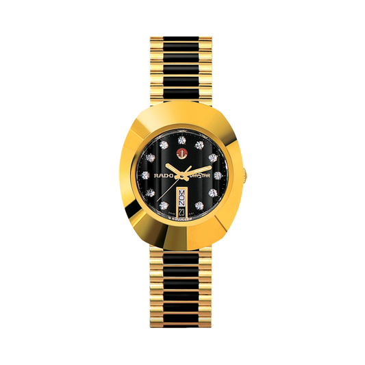 Rado Original Automatic R12413614 Black Dial Diamond Two-Tone Men's Watch
