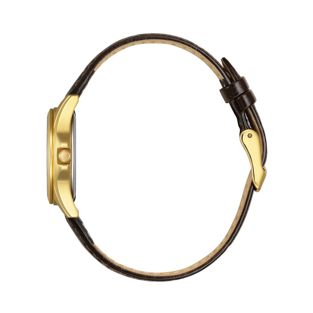 Citizen EQ0612-07A Leather Strap Women Watch