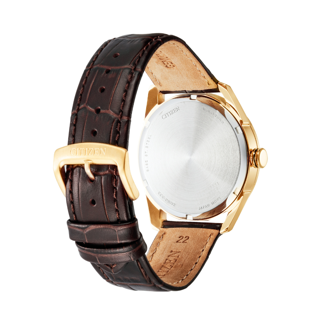 Citizen AW0082-19A Eco-Drive Leather Band Men Watch