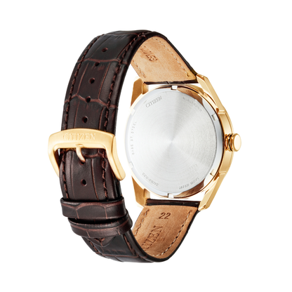 Citizen AW0082-19A Eco-Drive Leather Band Men Watch