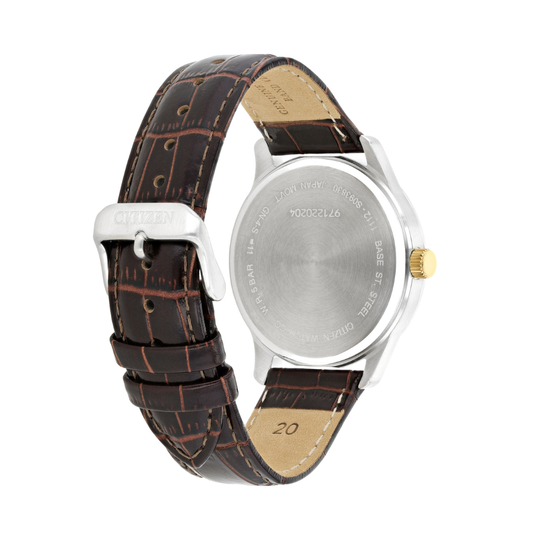 Citizen BI1054-04A Leather Band Men Watch
