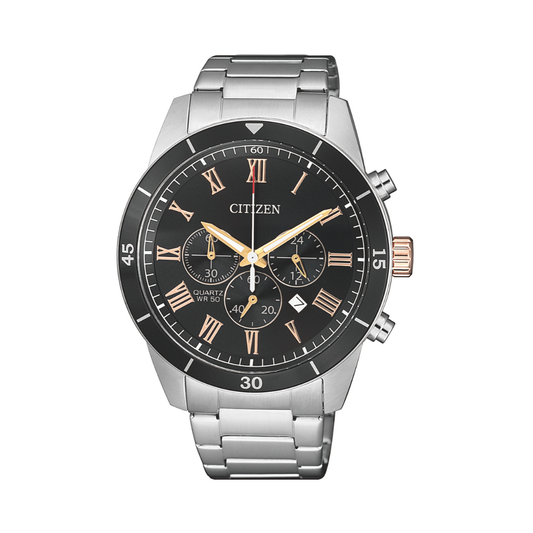Citizen AN8168-51H Chronograph Stainless Steel Band Men Watch