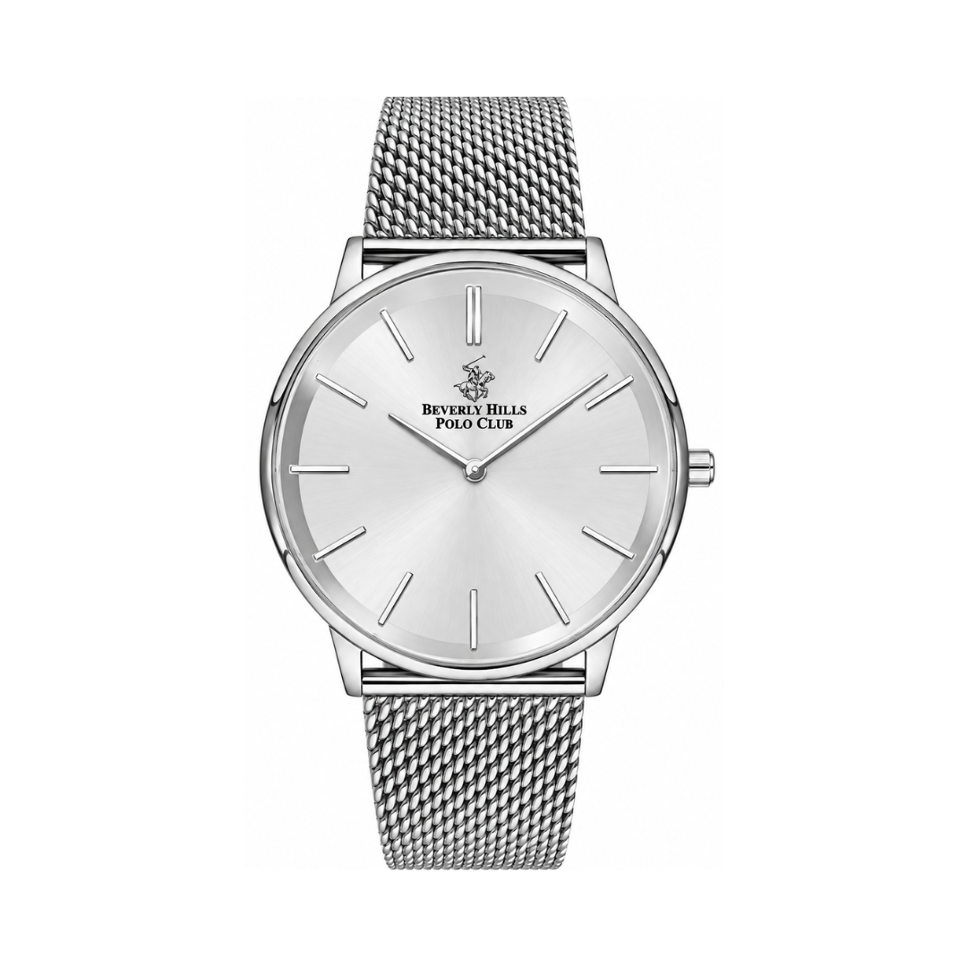 Beverly Hills Polo Club BP3244X.330 Men's Silver Dial Stainless Steel Watch