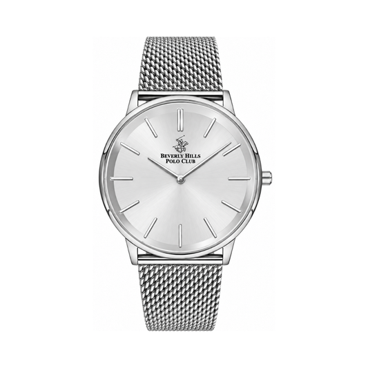 Beverly Hills Polo Club BP3244X.330 Men's Silver Dial Stainless Steel Watch