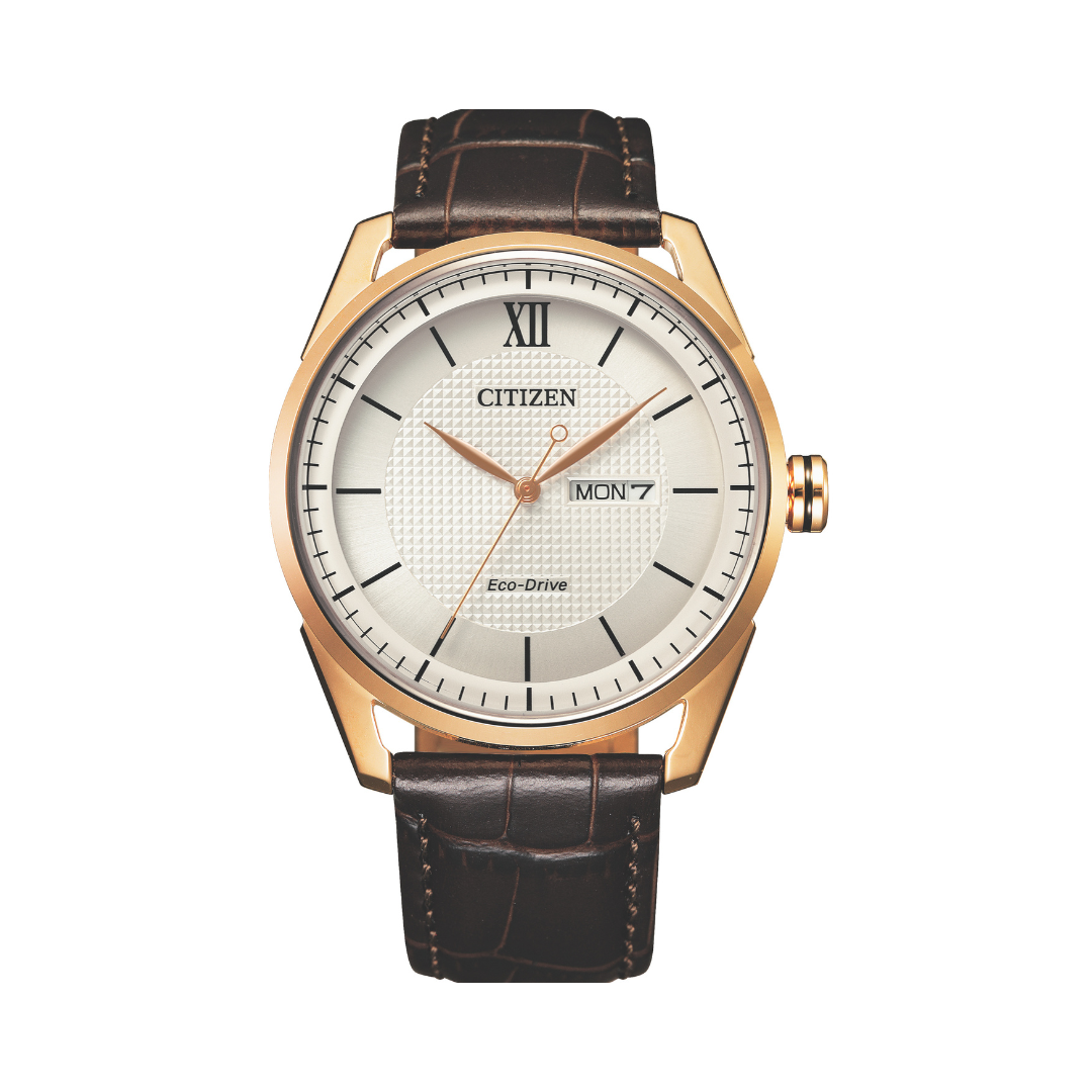 Citizen AW0082-19A Eco-Drive Leather Band Men Watch