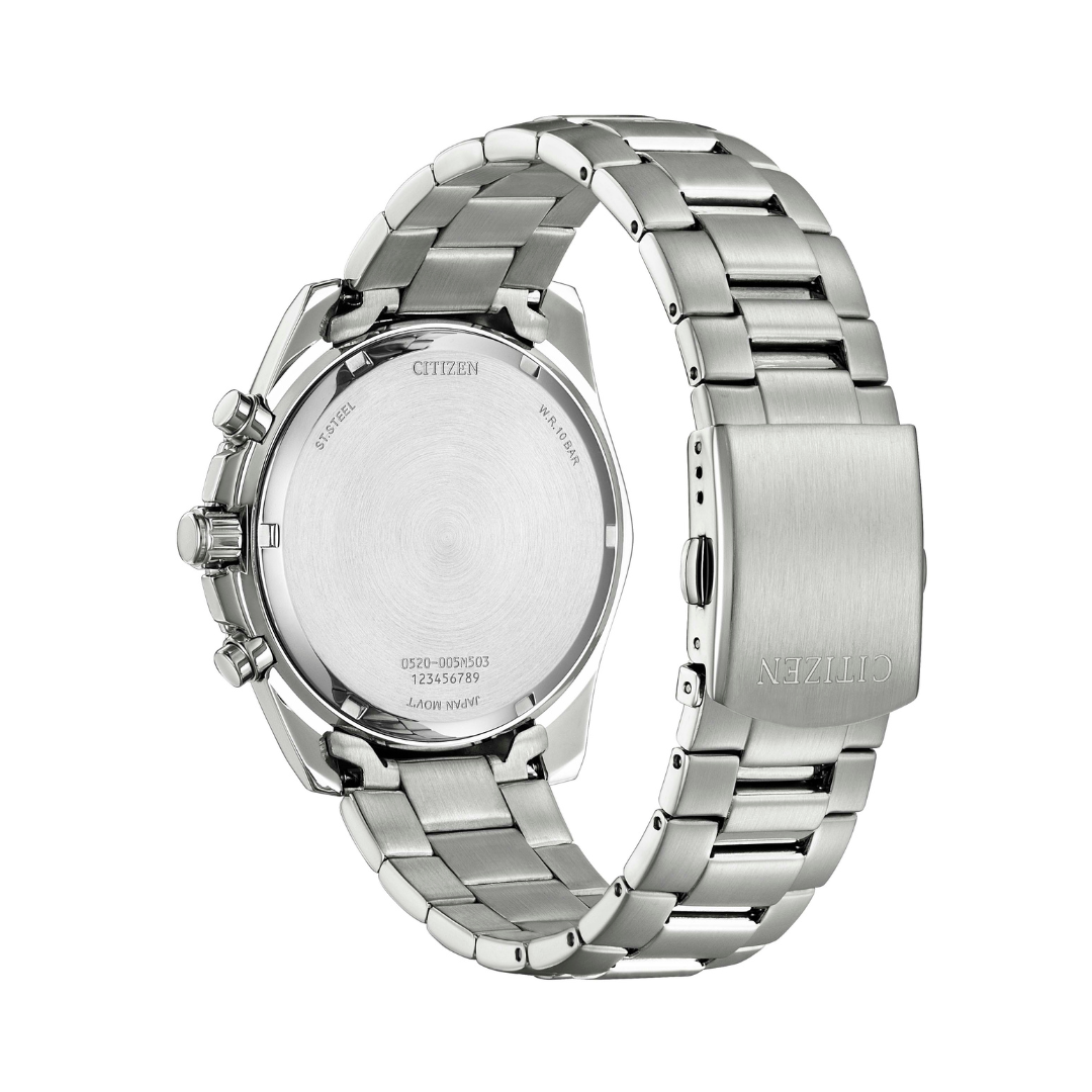 Citizen AN8200-50X Chronograph Stainless Steel Band Men Watch