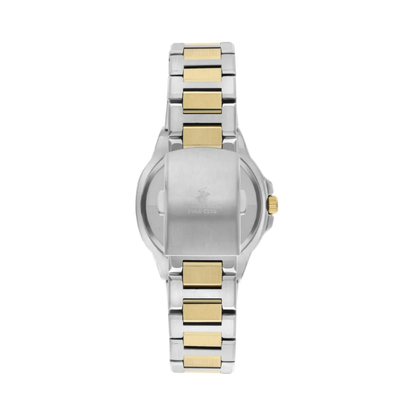 Beverly Hills Polo Club BP3275X.230 Men's Silver Dial Two-Tone Multifunction Stainless Steel Watch