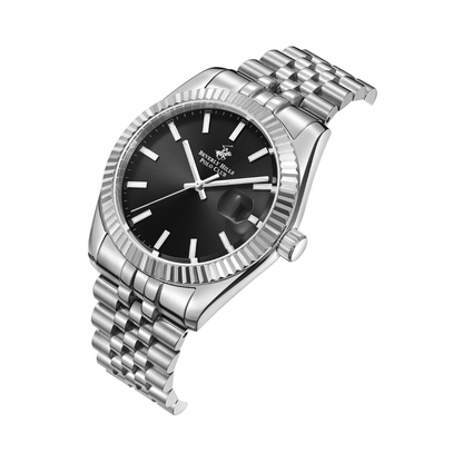 Beverly Hills Polo Club BP3018X.350 Men's Black Dial Stainless Steel Watch
