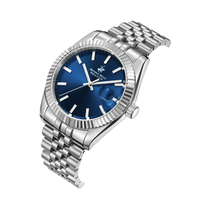 Beverly Hills Polo Club BP3018X.390 Men's Dark Blue Dial Stainless Steel Watch
