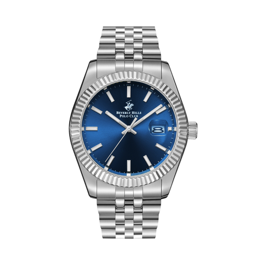 Beverly Hills Polo Club BP3018X.390 Men's Dark Blue Dial Stainless Steel Watch