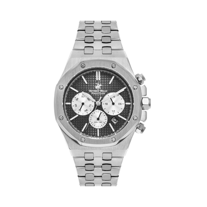 Beverly Hills Polo Club BP3051X.350 Men's Black Dial Multifunction Stainless Steel Watch