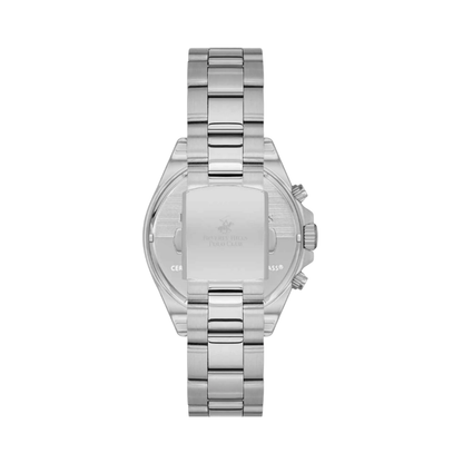 Beverly Hills Polo Club BP3127X.370 Men's Dark Green Dial Multifunction Stainless Steel Watch