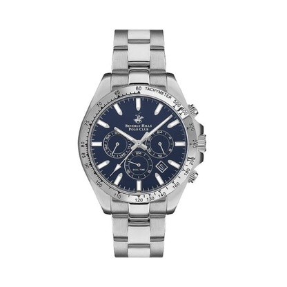 Beverly Hills Polo Club BP3127X.390 Men's Dark Blue Multifunction Stainless Steel Watch