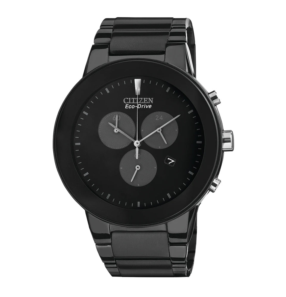 Citizen Axiom Black Chronograph Eco-Drive - AT2245-57E